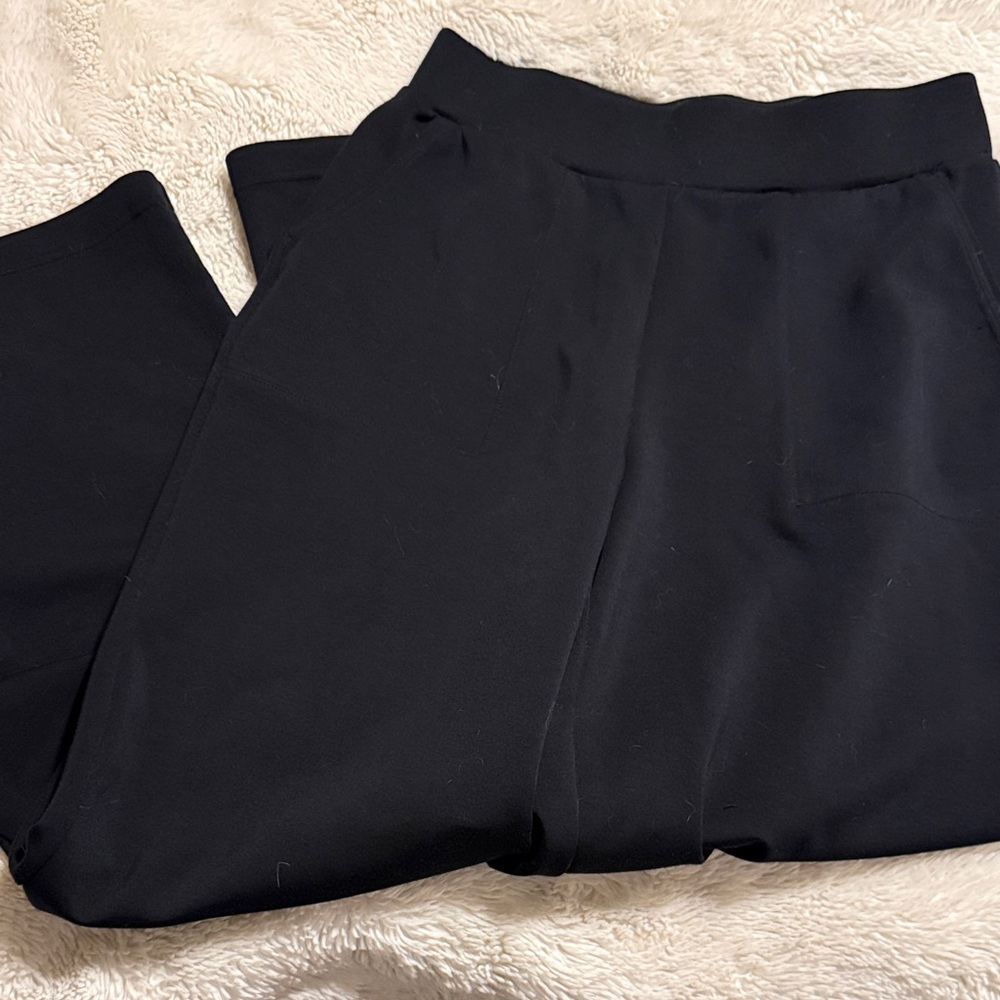 Black Wide leg, lounge Pants